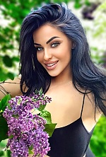 Ukrainian mail order bride Evgenia from Kiev with black hair and green eye color - image 6