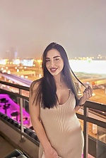 Ukrainian mail order bride Anastasiia from Kiev with black hair and blue eye color - image 2