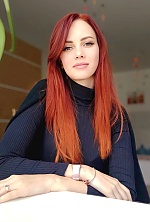 Ukrainian mail order bride Mariia from Kiev with red hair and brown eye color - image 4