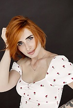 Ukrainian mail order bride Albina from Wroclaw with red hair and green eye color - image 2