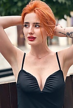 Ukrainian mail order bride Albina from Wroclaw with red hair and green eye color - image 4