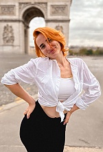 Ukrainian mail order bride Albina from Wroclaw with red hair and green eye color - image 9