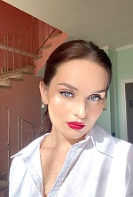 Ukrainian mail order bride Diana from Rivne with brunette hair and blue eye color - image 3