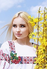 Ukrainian mail order bride Anastasiya from Kyev with blonde hair and blue eye color - image 9