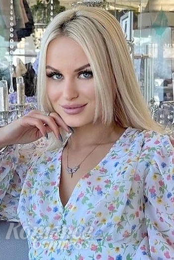 Ukrainian mail order bride Lesya from Odessa with blonde hair and blue eye color - image 1
