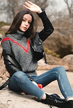 Ukrainian mail order bride Diana from Poltava with brunette hair and hazel eye color - image 7