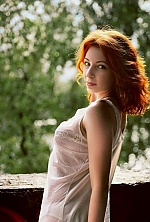 Ukrainian mail order bride Olga from Donetsk with red hair and green eye color - image 8