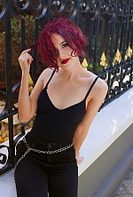 Ukrainian mail order bride Arina from Mykolaiv with red hair and green eye color - image 3