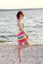 Ukrainian mail order bride Arina from Mykolaiv with red hair and green eye color - image 4