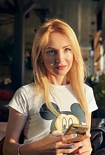 Ukrainian mail order bride Natasha from Kharkov with blonde hair and green eye color - image 4