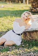 Ukrainian mail order bride Anastasia from Kiev with blonde hair and blue eye color - image 4