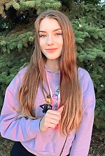 Ukrainian mail order bride Polina from New York with light brown hair and grey eye color - image 11