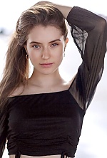 Ukrainian mail order bride Polina from New York with light brown hair and grey eye color - image 8