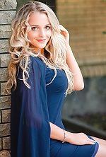Ukrainian mail order bride Anna from Cherkassy with blonde hair and blue eye color - image 8