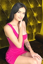 Ukrainian mail order bride Nelia from Kharkiv with black hair and green eye color - image 9