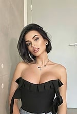 Ukrainian mail order bride Valeria from Kiev with black hair and blue eye color - image 7