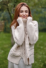 Ukrainian mail order bride Kristina from Kiev with red hair and blue eye color - image 7