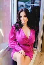 Ukrainian mail order bride Lyudmila from Poltava with brunette hair and green eye color - image 8