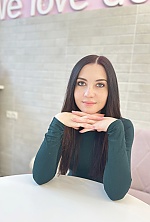 Ukrainian mail order bride Anastasia from Cherkasy with black hair and brown eye color - image 4