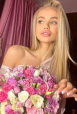 Ukrainian mail order bride Daria from Kiev with blonde hair and blue eye color - image 3