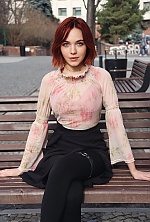 Ukrainian mail order bride Aleksandra from Ivano-Frankovsk with red hair and blue eye color - image 5