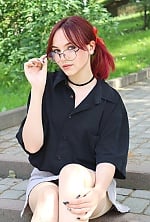 Ukrainian mail order bride Aleksandra from Ivano-Frankovsk with red hair and blue eye color - image 16