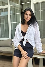 Ukrainian mail order bride Kateryna from Kiev with brunette hair and grey eye color - image 9