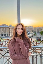 Ukrainian mail order bride Anastasiia from Dnipro with light brown hair and green eye color - image 3
