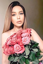 Ukrainian mail order bride Anastasiia from Kiev with light brown hair and green eye color - image 4