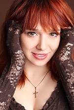 Ukrainian mail order bride Kateryna from Kiev with red hair and grey eye color - image 5