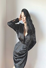 Ukrainian mail order bride Anastasia from Kharkiv with black hair and green eye color - image 6