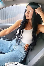 Ukrainian mail order bride Maria from Kiev with black hair and green eye color - image 2