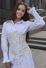 Ukrainian mail order bride Ruslana from Kiev with light brown hair and green eye color - image 3