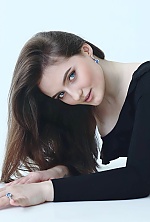 Ukrainian mail order bride Alina from Kiev with light brown hair and blue eye color - image 3