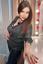 Ukrainian mail order bride Olga from Kiev with light brown hair and green eye color - image 8