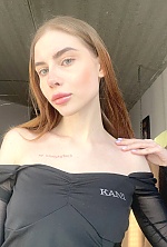 Ukrainian mail order bride Viktoria from Kiev with light brown hair and green eye color - image 2