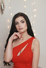 Ukrainian mail order bride Marina from Kiev with black hair and blue eye color - image 10