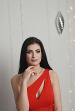 Ukrainian mail order bride Marina from Kiev with black hair and blue eye color - image 11