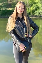 Ukrainian mail order bride Alena from Kiev with blonde hair and blue eye color - image 9