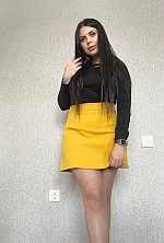 Ukrainian mail order bride Diana from Kiev with black hair and brown eye color - image 4