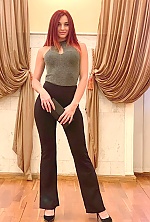Ukrainian mail order bride Yulia from Warsaw with red hair and green eye color - image 3