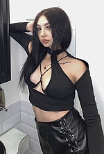 Ukrainian mail order bride Alona from Lubny with black hair and brown eye color - image 4