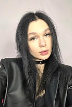 Ukrainian mail order bride Valentina from Lviv with black hair and green eye color - image 6