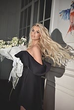 Ukrainian mail order bride Yana from Kiev with blonde hair and blue eye color - image 3