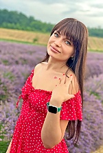 Ukrainian mail order bride Anastasia from Kiev with brunette hair and blue eye color - image 8