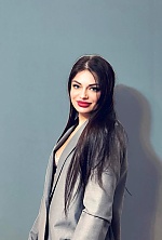Ukrainian mail order bride Anastasia from Kiev with brunette hair and blue eye color - image 2