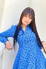Ukrainian mail order bride Anastasia from Kiev with brunette hair and blue eye color - image 9