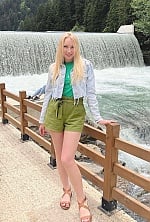 Ukrainian mail order bride Alina from Kiev with blonde hair and green eye color - image 8