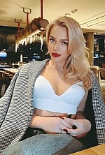 Ukrainian mail order bride Tatyana from Kyiv with blonde hair and blue eye color - image 3