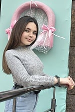 Ukrainian mail order bride Uliana from Ivano-Frankovsk with light brown hair and brown eye color - image 6